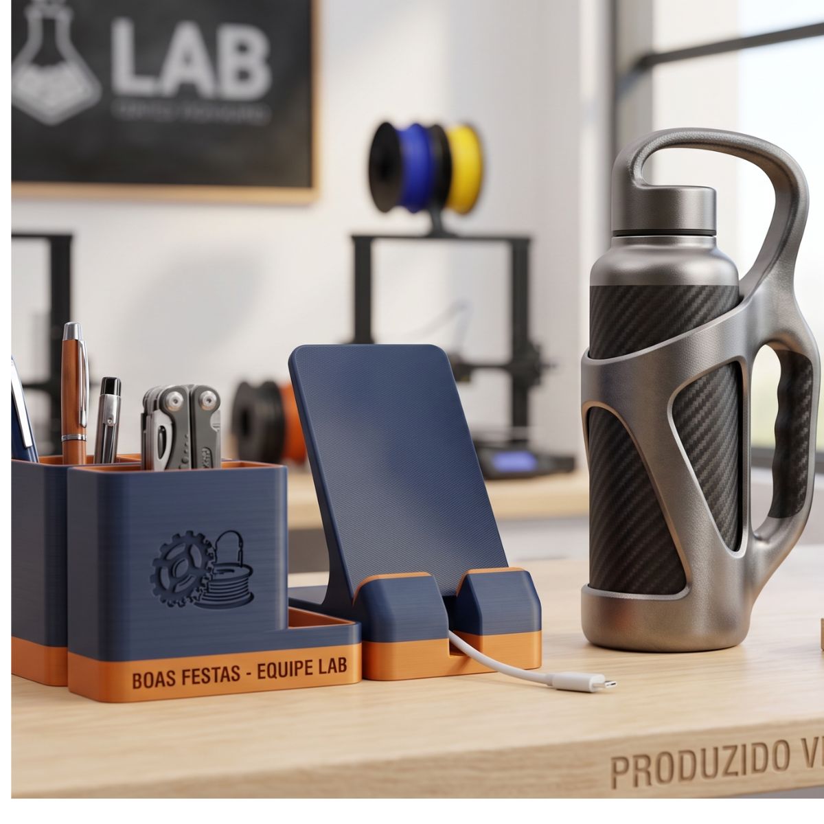 Brindes personalizados em impressão 3D